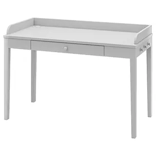 SMYGA desk, light grey, 122x60 cm