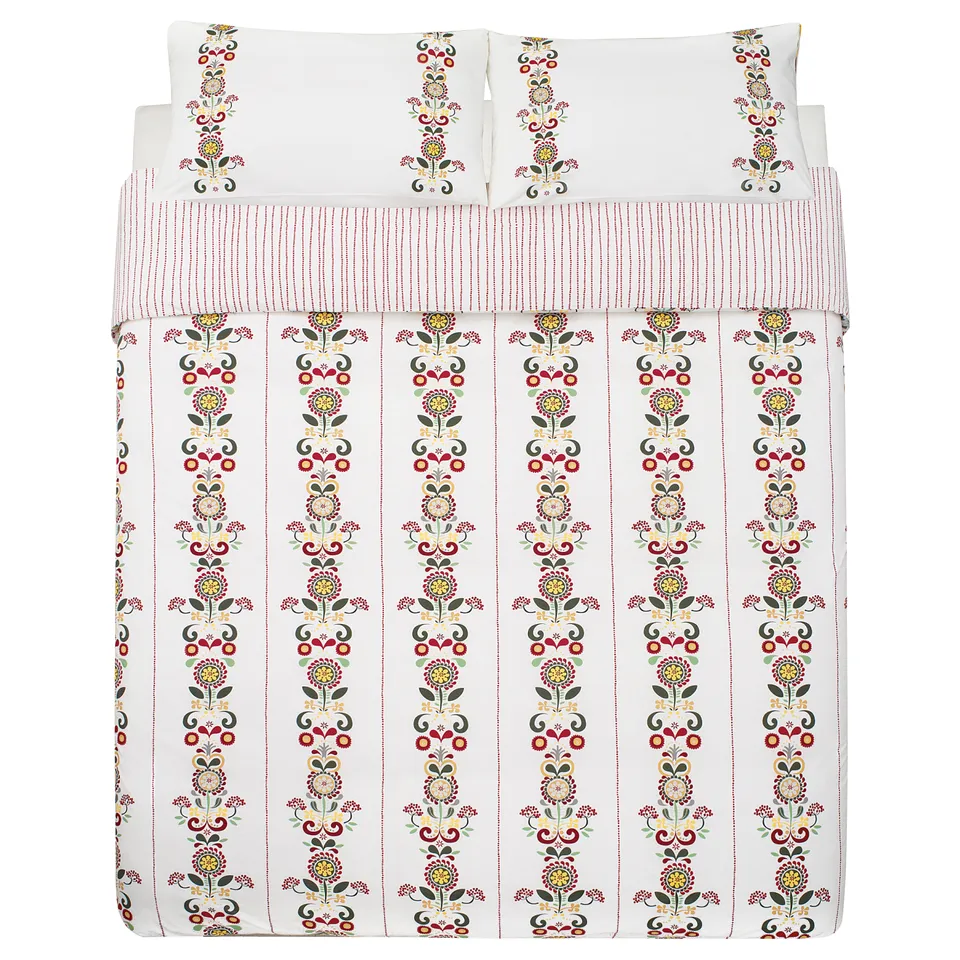 part: ÅKERKULLA duvet cover and 2 pillowcases