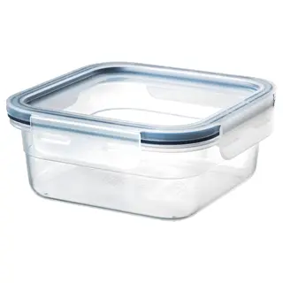 IKEA 365 + food container with lid, square/plastic, 750 ml