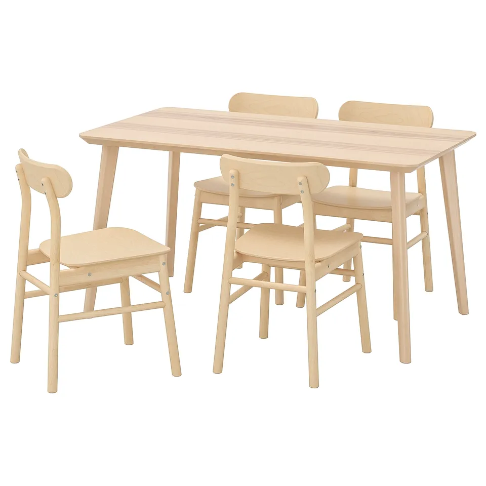part: LISABO / RÖNNINGE table and 4 chairs