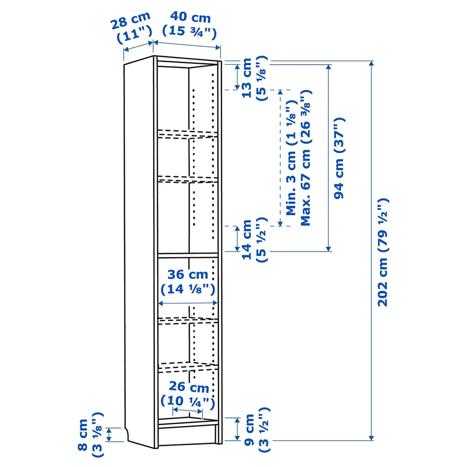 part: BILLY bookcase