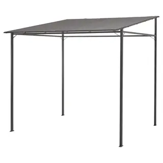 GUNNÖN gazebo, dark grey/grey, 238x233 cm