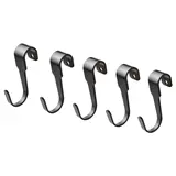 HULTARP hook, black, 7 cm