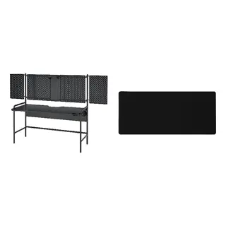 FRÖSKELÅS /LÅNESPELARE set: gaming desk + gaming mouse pad