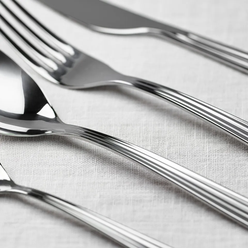 SJUGÄLSHAJ 24-piece cutlery set, stainless steel