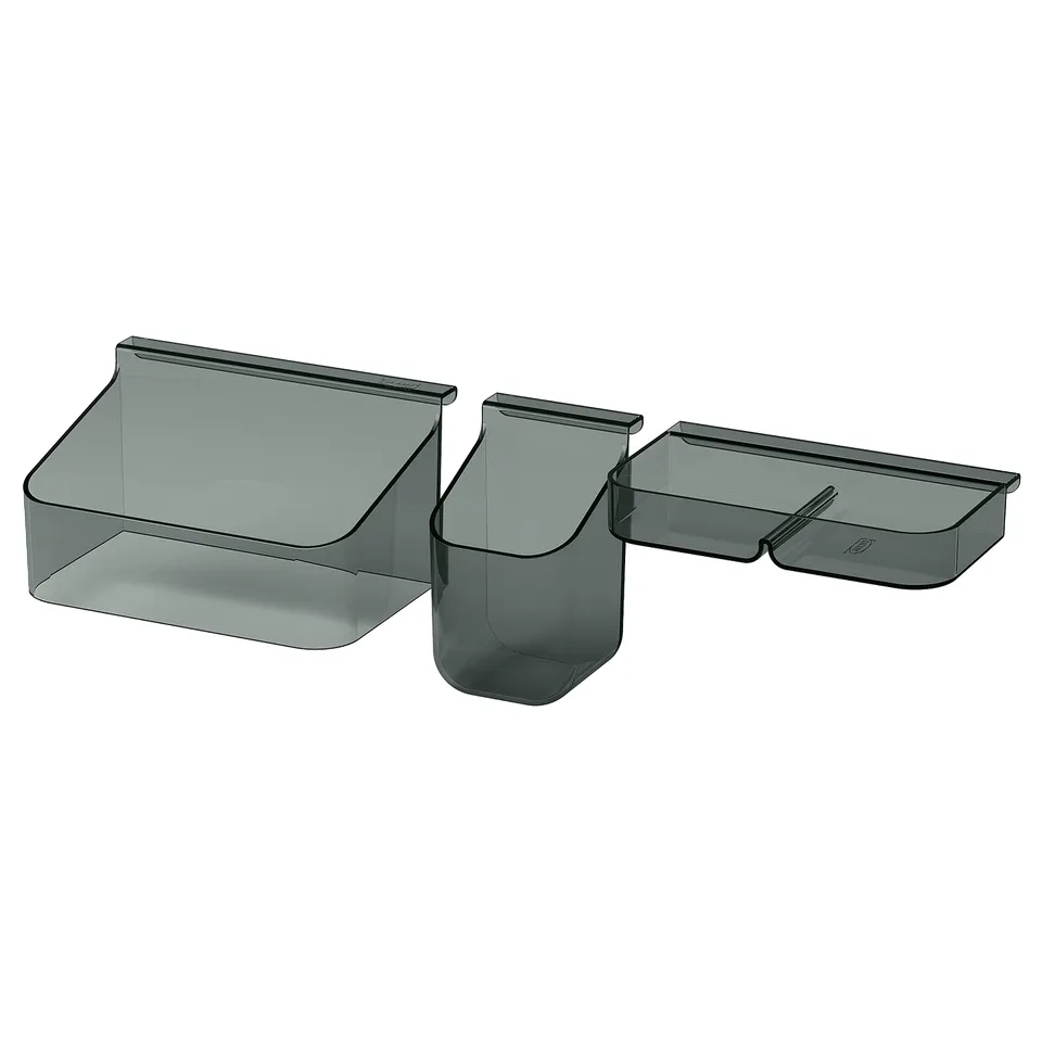 part: VISSLAÅN drawer organisers, set of 3