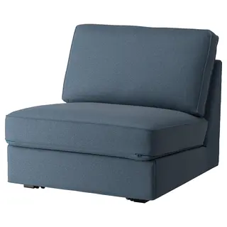KIVIK 1-seat sofa-bed, Gunnared blue, Height 86 x Depth 97 x Width 90 cm