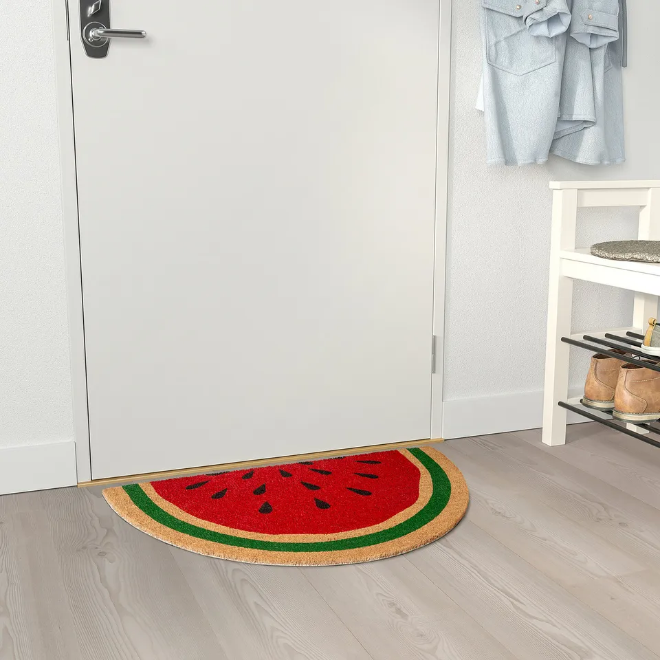 Watermelon slice doormat - summery & dirty-free