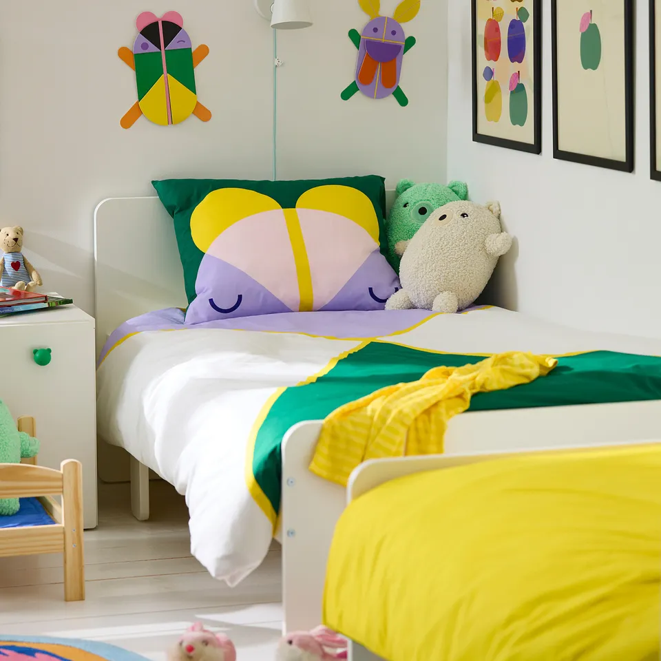 part: GREJSIMOJS duvet cover and pillowcase