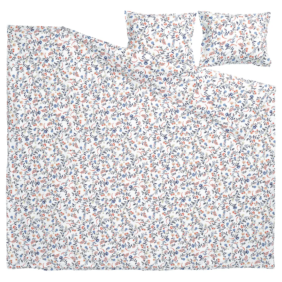 part: BRUDKRUSBÄR duvet cover and 2 pillowcases