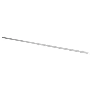 BASKETORP wall finishing strip, stainless steel colour/aluminium, Length 250 x Depth 2.7 x Height 2.6 cm