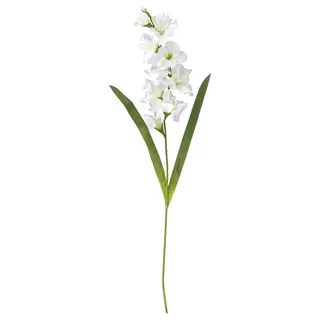 SMYCKA artificial flower, Gladiolus/white, 100 cm