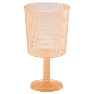 KALLSINNIG Juice glass, plastic/orange, 32 cl