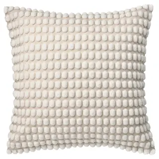 SVARTPOPPEL cushion cover, off-white, 50x50 cm
