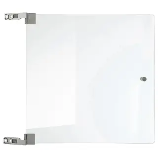 EKET glass door, clear glass, 31x31 cm