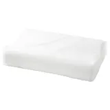 ROSENSKÄRM pillowcase for ergonomic pillow, white, 33x50 cm