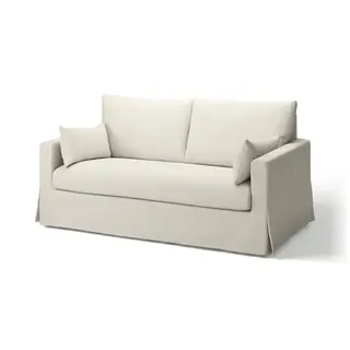 HYLTARP 2-seat sofa-bed, Gransel natural