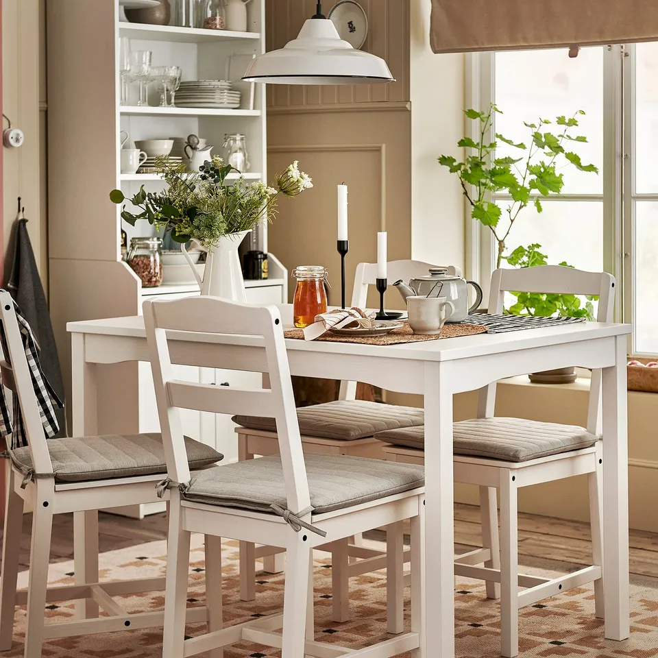 part: HAUGA / HAUGA table and 4 chairs
