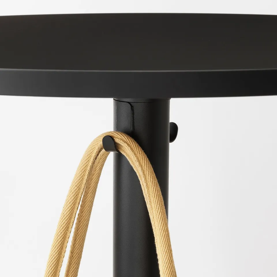 STENSELE Bar table, anthracite/anthracite, 70 cm