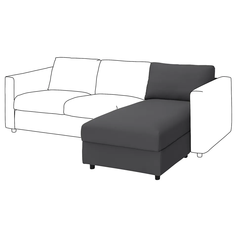 part: VIMLE cover for chaise longue section