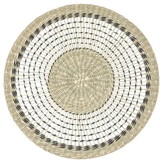 PENNFISK place mat, natural/sedge handmade, 37 cm