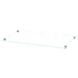 BILLY extra shelf, glass, 36x26 cm