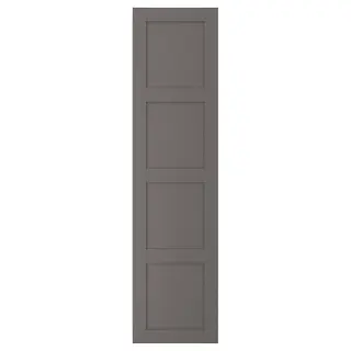 BERGSBO door, dark grey, 50x195 cm
