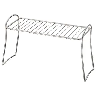 VÄLVÅRDAD dish drying shelf, stainless steel, 13x32 cm