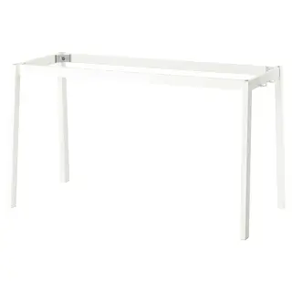 MITTZON underframe for conference table, white, 140x68x73 cm
