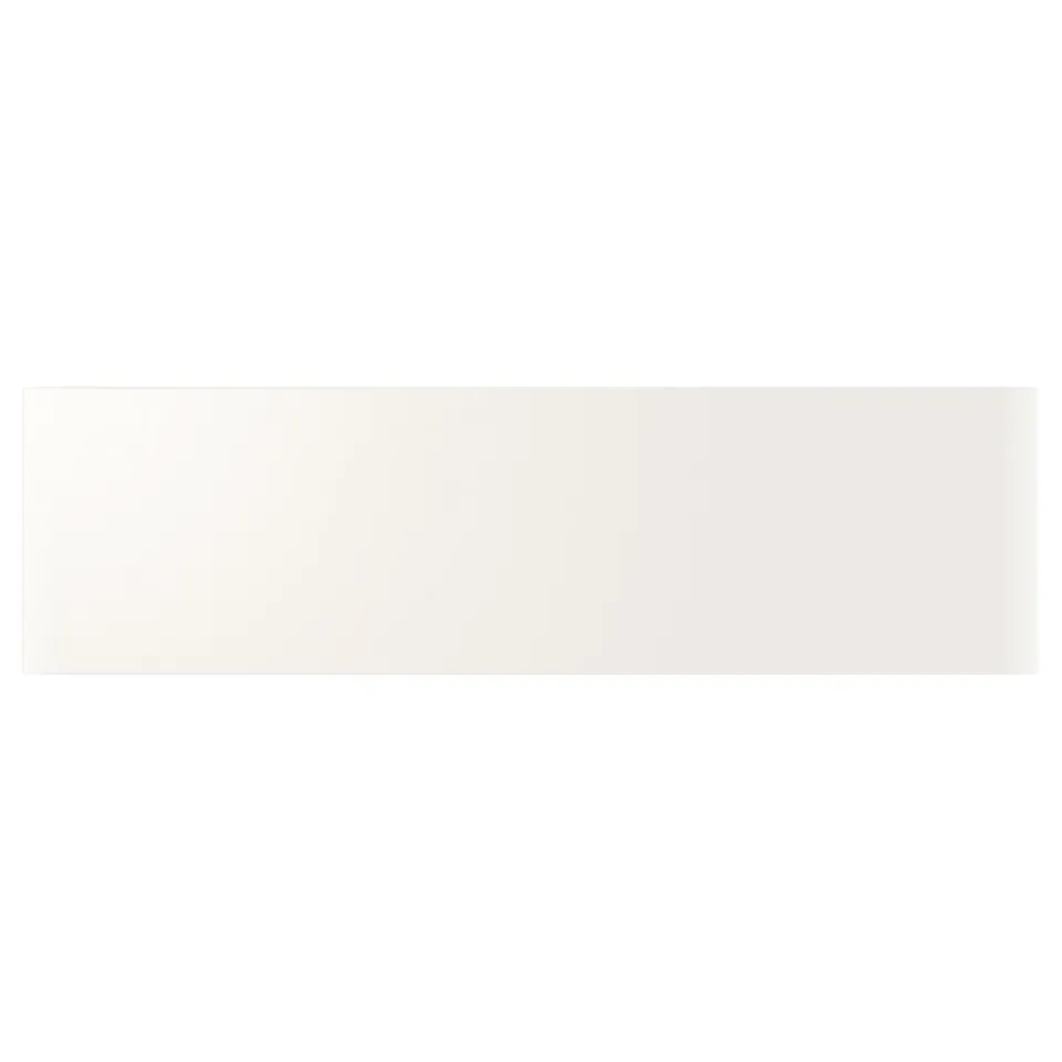 Utosta drawer front in white, made of acrylic paint-coated fibreboard, rectangular, sleek design.
