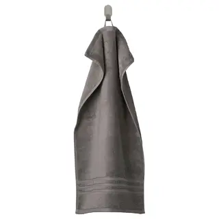BROKGLIM hand towel, grey, 40x70 cm