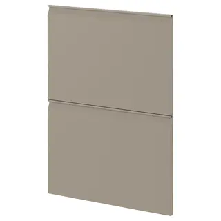 METOD 2 fronts for dishwasher, Upplöv matt dark beige, 60 cm