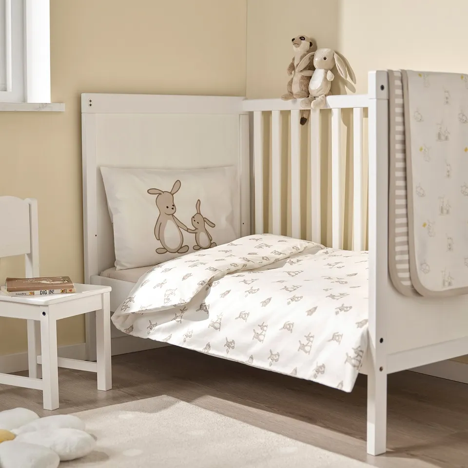 part: LEN duvet cover 1 pillowcase for cot