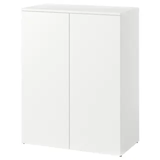 LASTARE frame with doors, white, Width 80 x Depth 42 x Height 103 cm