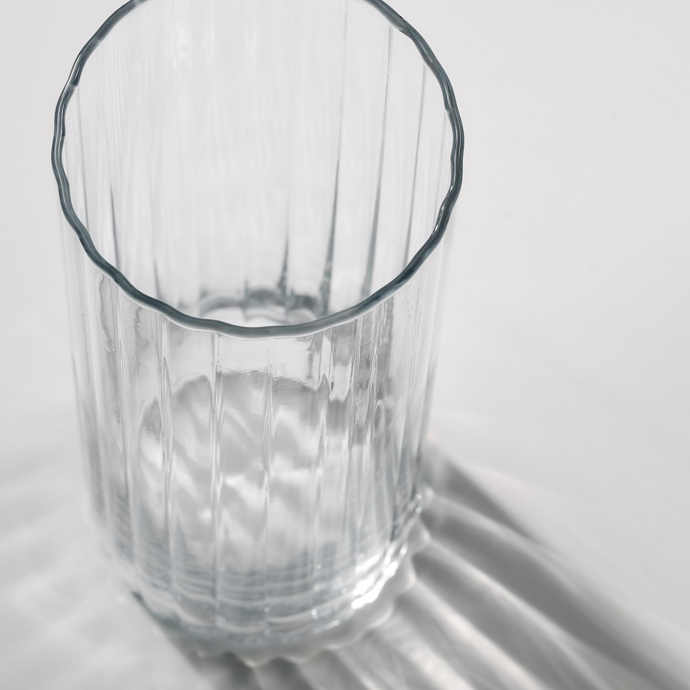 PÄRLGLADA Vase, clear glass, 18 cm