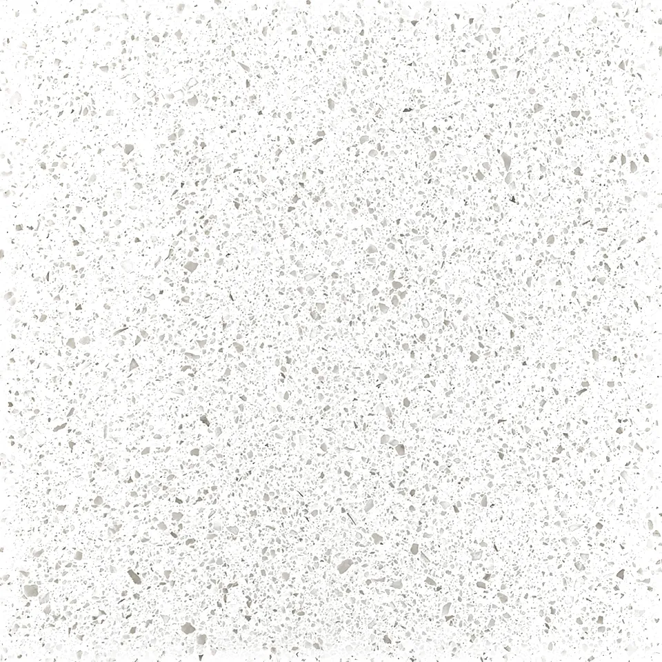 LOCKEBO Custom made worktop, off-white mineral effect/glass composite, 1 m²x2.0 cm
