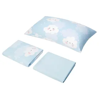 BERGFINK 3-piece bedlinen set with bag, cloud