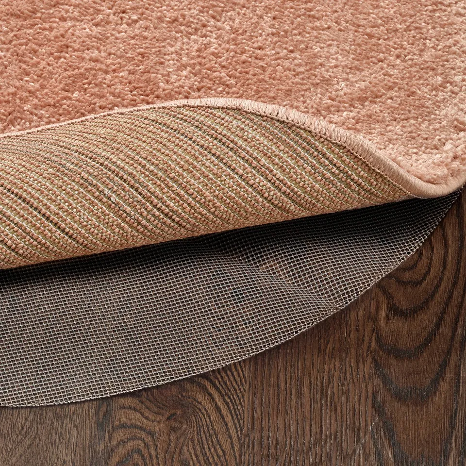 STOENSE Rug, low pile, pale pink, 70 cm