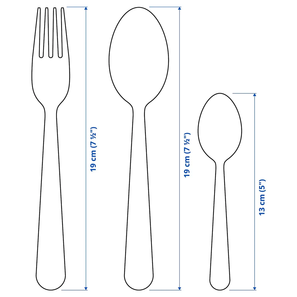 DRAGON 18-piece cutlery set, stainless steel