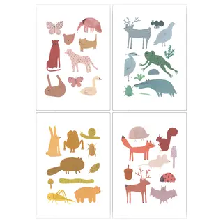 BILD poster, forest fun, Width 21 x Height 30 cm