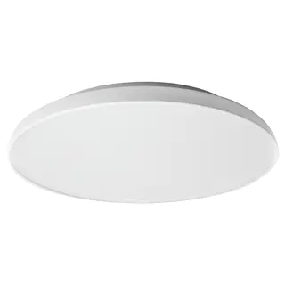 GÖSSTAKE LED ceiling lamp, round white, Height 8 cm
