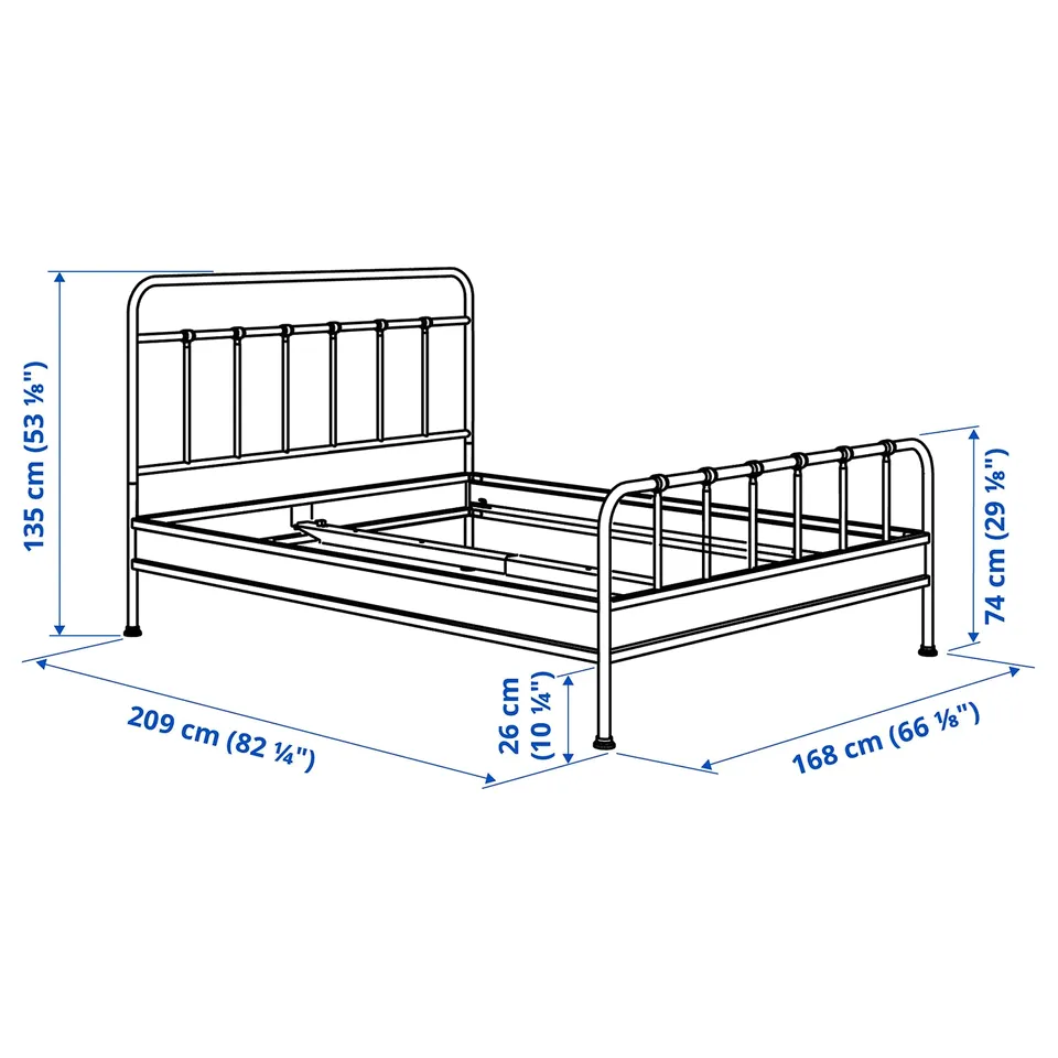 Illustration with measurements for the product: STJÄRNÖ.
