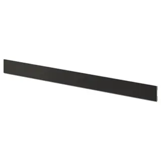 LERHYTTAN plinth, black stained, 220x8 cm