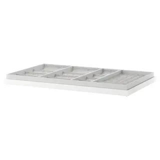 KOMPLEMENT pull-out tray with insert, white, 100x58 cm