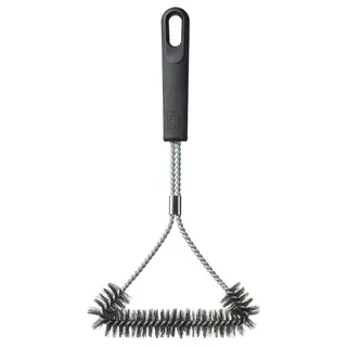 GRILLTIDER barbecue grill cleaning brush, stainless steel/black, 35 cm