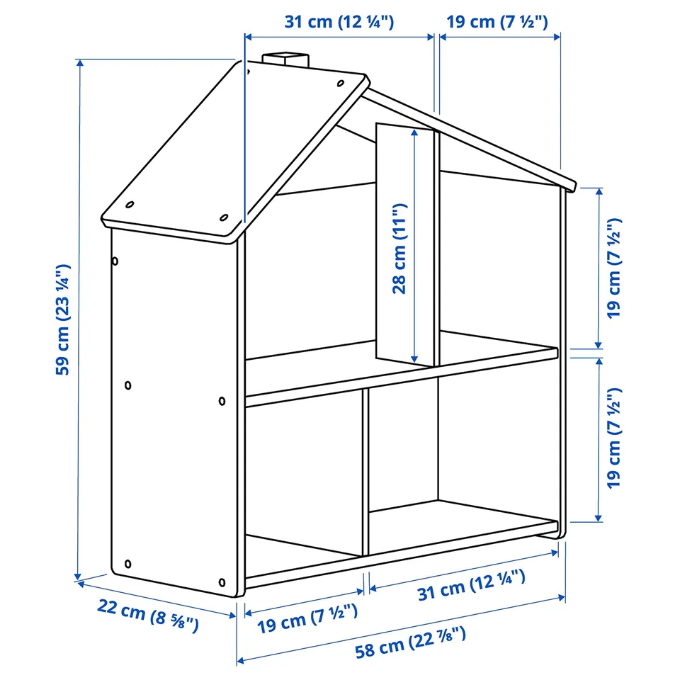 part: FLISAT doll's house/wall shelf