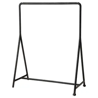 TURBO clothes rack, in/outdoor/black, 117x59 cm