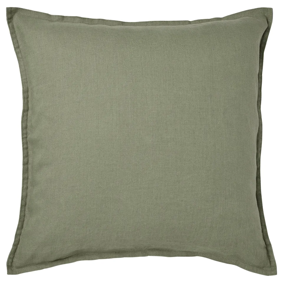 DYTÅG Cushion cover, grey-green, 65x65 cm