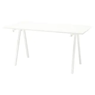 TROTTEN desk, white, 160x80 cm