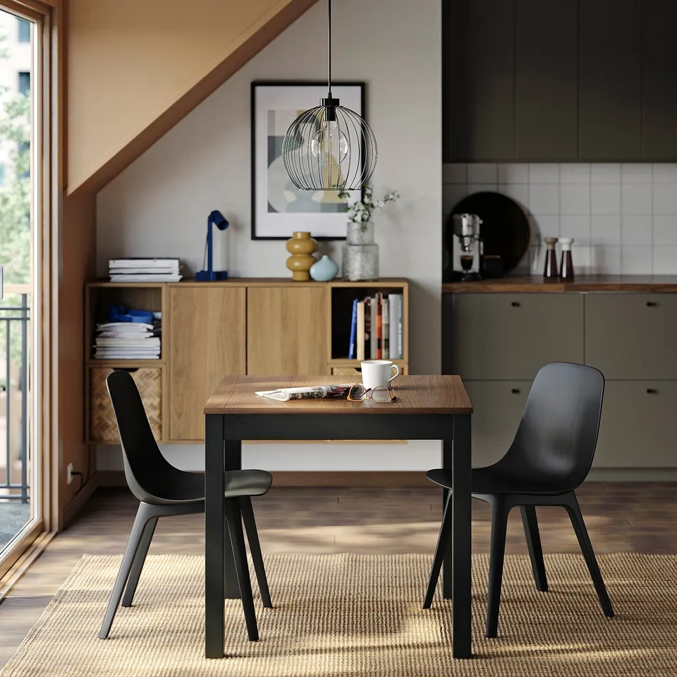 part: ÅLHULT / ODGER table and 2 chairs